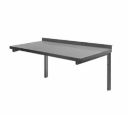 Steel table top with beams DHR, 600mm deep in many lengths