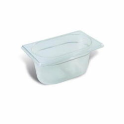 Gastro tray 1/9 in clear polycarbonate several variants