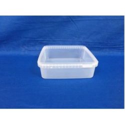 Plastic bucket or lid square 5541, Suitable for freezing 1500 ml