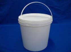 Plastic bucket, food approved at 10,8 L, 8106-DTE