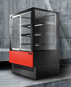 Heating showcases EVOK for self-service - perfect for cakes, open sandwiches, sandwiches, etc. - 2-door model, Technodom