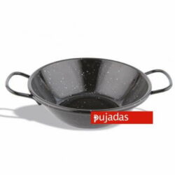 Deep enamel pan w / handle, several sizes from Pujadas