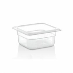 Gastro tray in frosted polycarbonate - GN 1/2