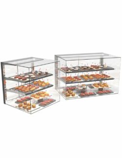 Neutral display cases for e.g. Cakes from Sayl
