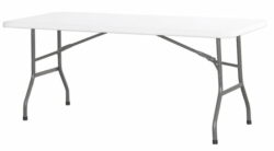 Folding table in white, several sizes - Hendi