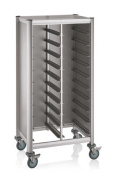 Tray trolley for 2x10 GN trays - WAS