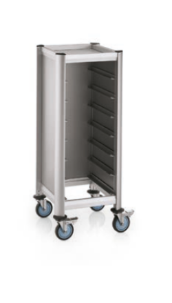 Tray trolley for 7 trays of 45,5x35,5 cm - WAS