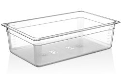 Gastro tray in clear plastic 1 / 1-150