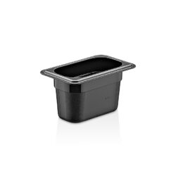 Gastro tray in black polycarbonate - GN 1 / 9-100