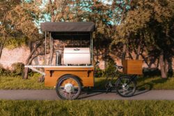 Complete Coffee Bike in wood