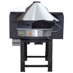 Stone oven for 5 pizzas, Rotating DR85K with mosaic
