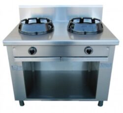 Wok stove / Chinese stove, Casta 2 burner, floor model