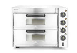 Double-deck pizza oven, 580x560x(h)435 mm - Hendi