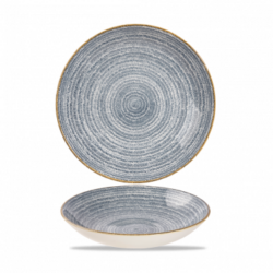 Deep plate 18,2 cm in Slate Blue, Homespun - Churchill