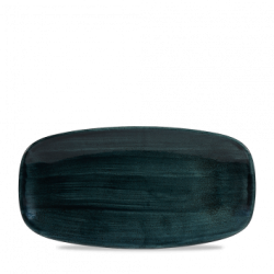 Dish 15,3 cm oblong, Stonecast Patina Rustic Teal - Churchill