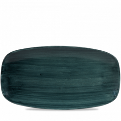 Dish 18,9 cm oblong, Stonecast Patina Rustic Teal - Churchill
