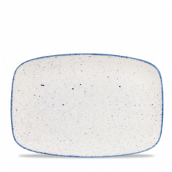 Fad 23,4 cm oblong, Stonecast Indigo Blue - Churchill