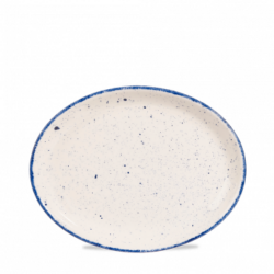 Fad 25,4 cm oval, Stonecast Indigo Blue - Churchill