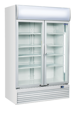 Bottle fridge in white, 1000 liters - Coolhead