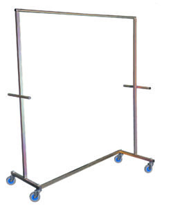 Rolling rack for clothes