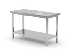 Work table with lower shelf, 1400x600x850mm, Hendi