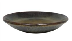 Deep plate 21cm, Green/Brown - Haahr