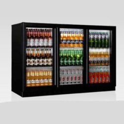 Bottle cooler / back-bar, 330 ltr, Coolhead Europe with sliding doors