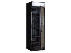 Bottle refrigerator in black, Vibocold VD372C, LED light and light stop