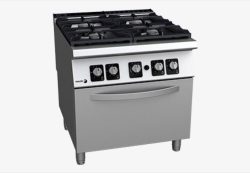 Gas stove with oven, 4 burners - FAGOR C-G941