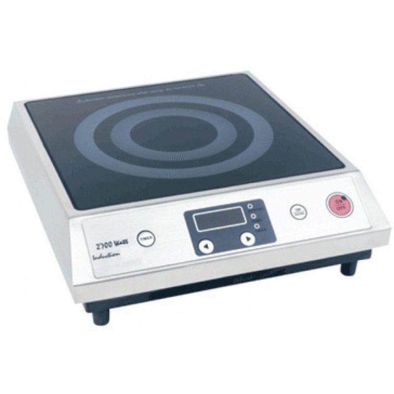 Induction cooker and pan for Wok, Hendi, 3500W - Cateringinventar.dk