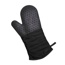 Kitchen glove in silicone and fabric