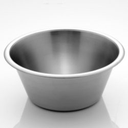 Kitchen bowl in stainless steel 14 liters, conical
