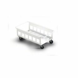 Trolleys for 1 x 60 L container w / 4 swivel castors