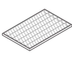 Tray in bake-off dimensions, 60 x 40 cm, perfect for sandwich baking