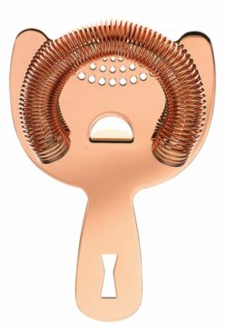 Bar strainer from Barfly, copper