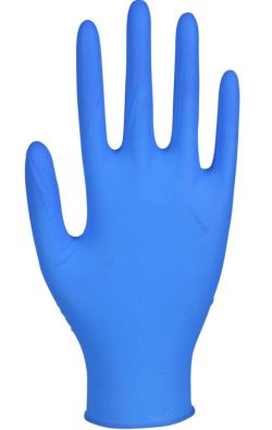 Disposable glove, M, blue, Abena - 100 pcs