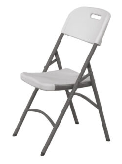 Folding chair in light gray - Hendi