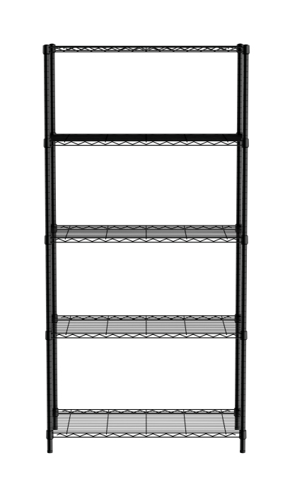 Premonition moderat Andet Storage rack with 5 shelves, in black - Hendi - Cateringinventar.dk