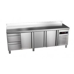 RESIDUAL SALE, Cooling table with 3 doors and 2 drawers - Asber
