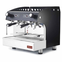 REMAINDER SALE - Semi-automatic espresso machine with 2 groups in black - Diamond