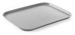 Serving tray, gray plastic, 35x45 cm, Hendi