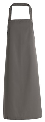 Bib apron in graphite grey, One Size - Centaur