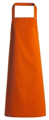 Bib apron in orange, One Size - Centaur