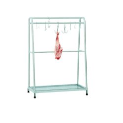 Steel stand for hanging meat etc.