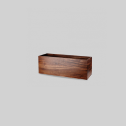 Wooden box 10 x 12 x 38 cm, Brown Acacia - Churchill