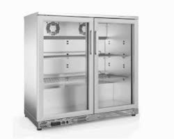 Backbar DELUXE in stainless steel with 2 doors from Fagor
