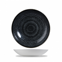 Charcoal black, deep bowl, 18cm, Churchill