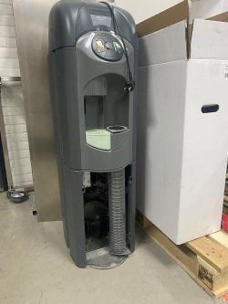 Water dispenser used without front cover used