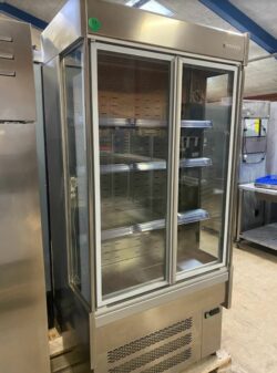 Cooling rack from Coreco with steel sliding doors, used