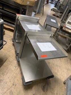 REMAINDER SALE - Rolling table with raised counter, 550x650x850 mm